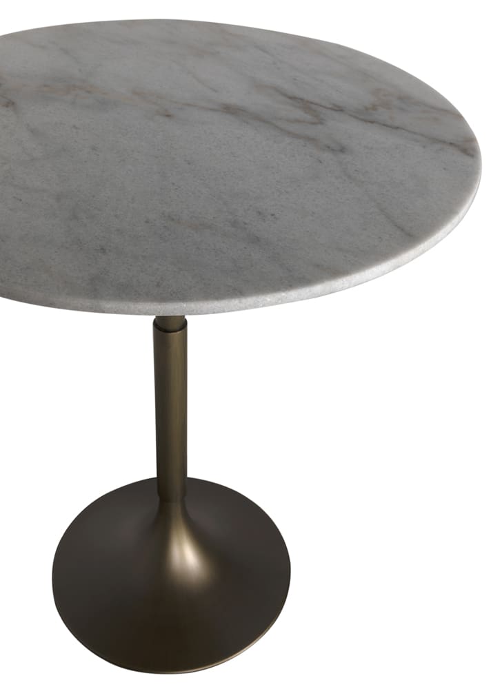 Jman Bar Table, Aged Brass-Blue Hand Home