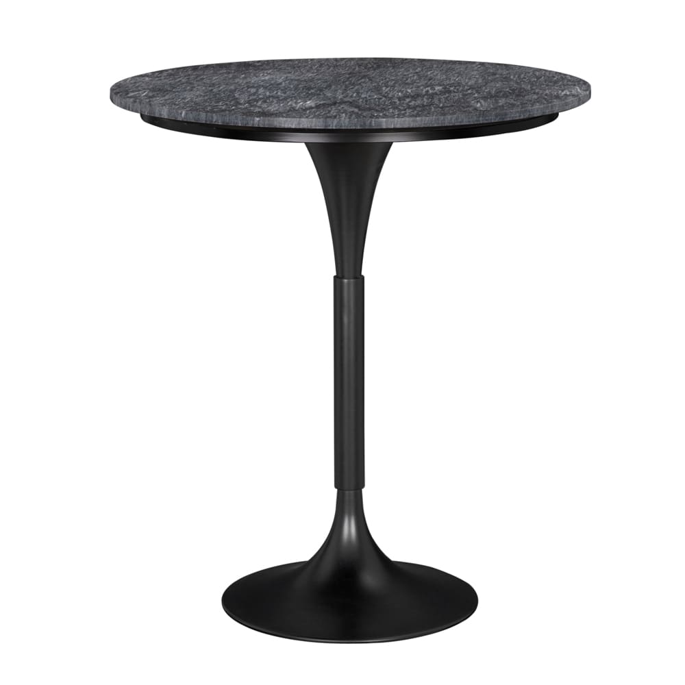 Jman Bar Table, Matte Black-Blue Hand Home