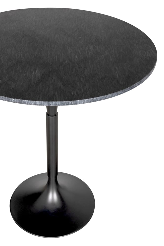 Jman Bar Table, Matte Black-Blue Hand Home
