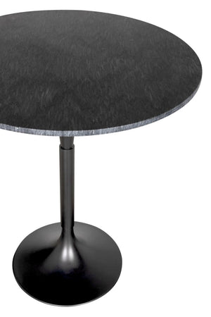 Jman Bar Table, Matte Black-Blue Hand Home