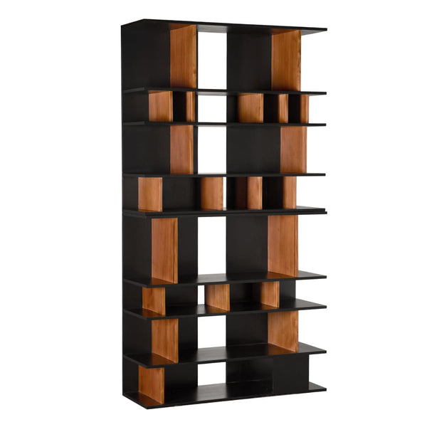 R. Morton Bookcase-Noir Furniture-Blue Hand Home