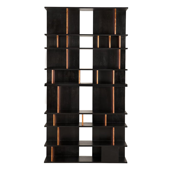 R. Morton Bookcase-Noir Furniture-Blue Hand Home