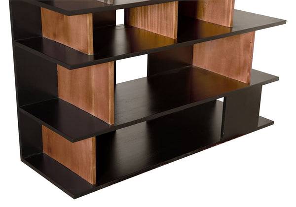 R. Morton Bookcase-Noir Furniture-Blue Hand Home