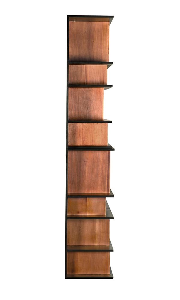 R. Morton Bookcase-Noir Furniture-Blue Hand Home
