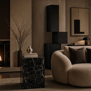 Archimedes Tower-Noir Furniture-Blue Hand Home