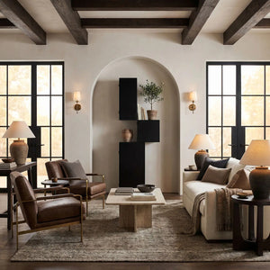Archimedes Tower-Noir Furniture-Blue Hand Home