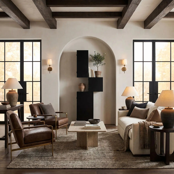 Archimedes Tower-Noir Furniture-Blue Hand Home