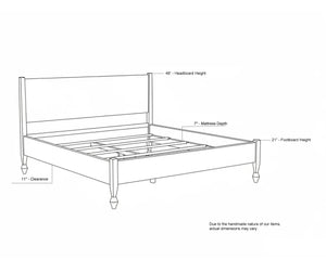 Nice Bed, WH, EK-Noir Furniture-Blue Hand Home