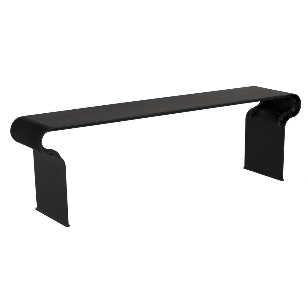 Jabali Bench-Noir Furniture-Blue Hand Home
