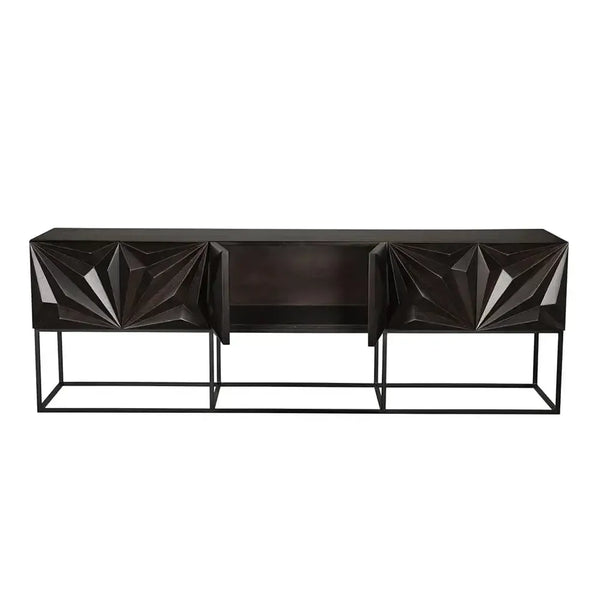 Zurich Console in Ebony, XL-Blue Hand Home
