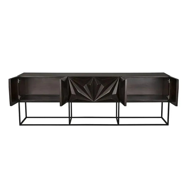 Zurich Console in Ebony, XL-Blue Hand Home