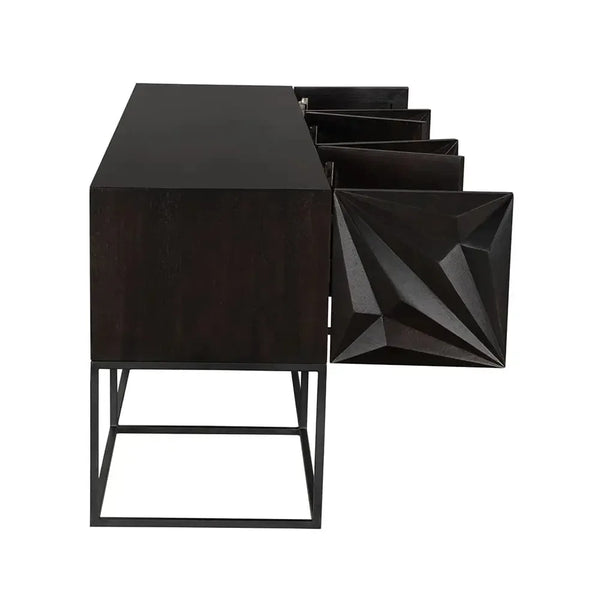 Zurich Console in Ebony, XL-Blue Hand Home