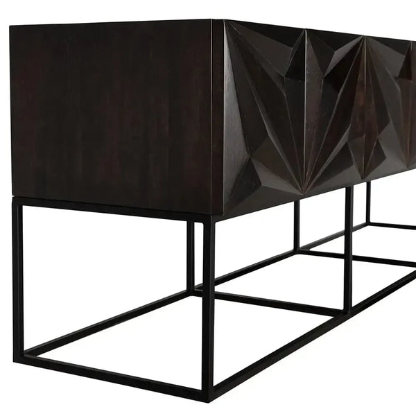 Zurich Console in Ebony, XL-Blue Hand Home