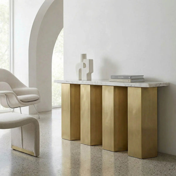 Shilo Console-Noir Furniture-Blue Hand Home
