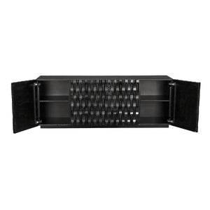 Alameda Sideboard, Large, Black Walnut-Noir Furniture-Blue Hand Home