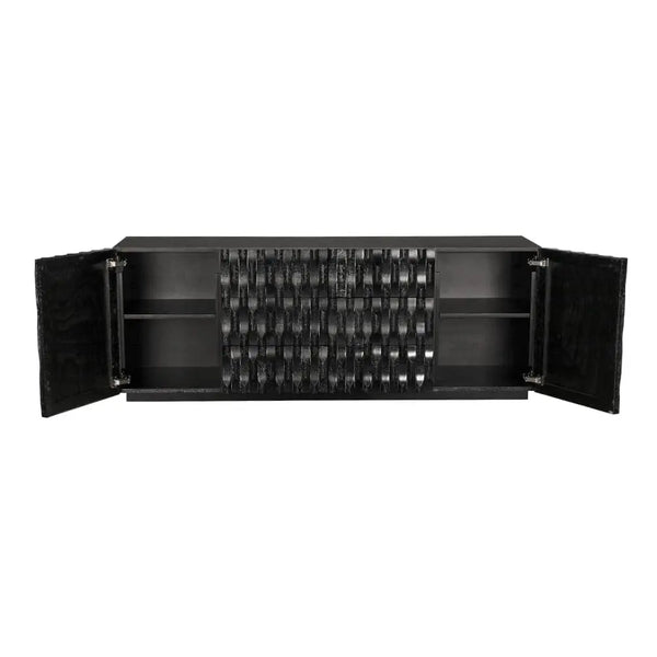 Alameda Sideboard, Large, Black Walnut-Noir Furniture-Blue Hand Home