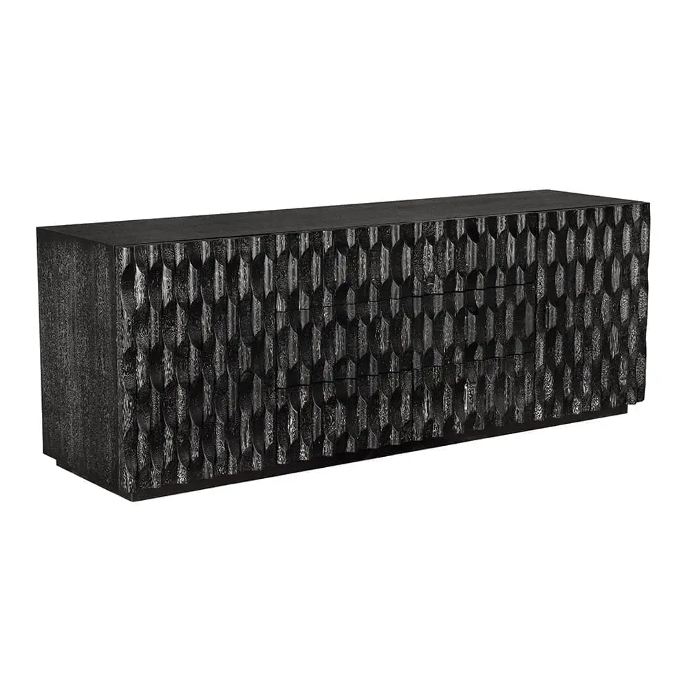 Alameda Sideboard, Large, Black Walnut-Noir Furniture-Blue Hand Home