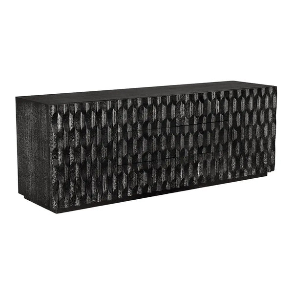 Alameda Sideboard, Large, Black Walnut-Noir Furniture-Blue Hand Home