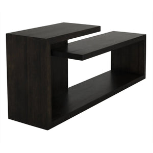 Lou Console, Ebony Walnut by Noir-Blue Hand Home