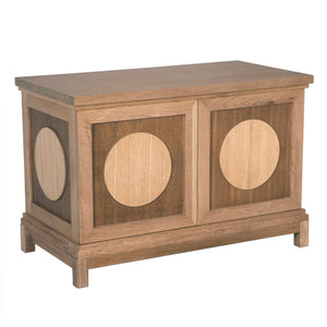 Wellington 2 Door Sideboard, White Oak-Noir Furniture-Blue Hand Home