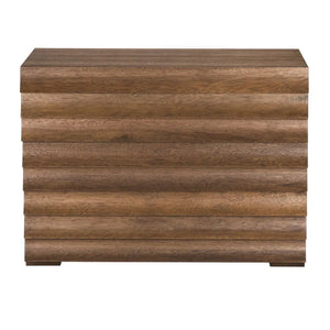 Frederico Three-Drawer Console Table in Rich Dark Walnut-Noir Furniture-Blue Hand Home