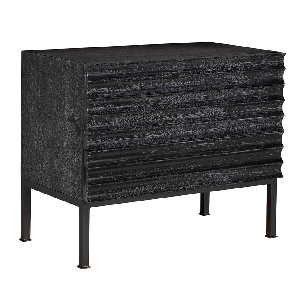 Arturo Console, Black Walnut-Blue Hand Home
