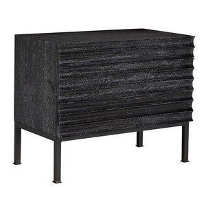 Arturo Console, Black Walnut-Blue Hand Home