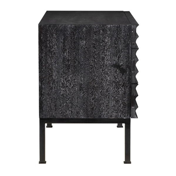 Arturo Console, Black Walnut-Blue Hand Home
