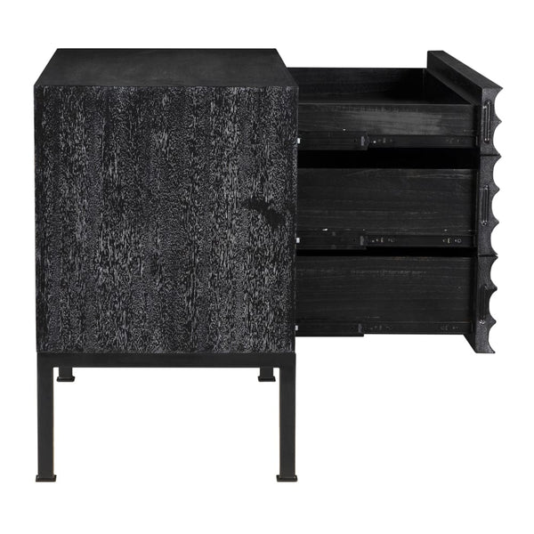 Arturo Console, Black Walnut-Blue Hand Home