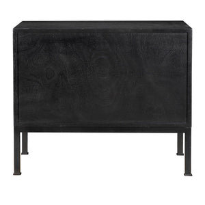 Arturo Console, Black Walnut-Blue Hand Home