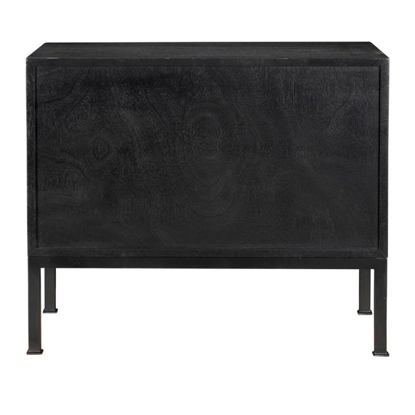 Arturo Console, Black Walnut-Blue Hand Home