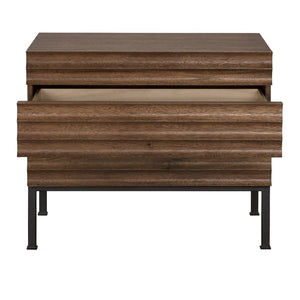 Arturo Console, Dark Walnut-Blue Hand Home