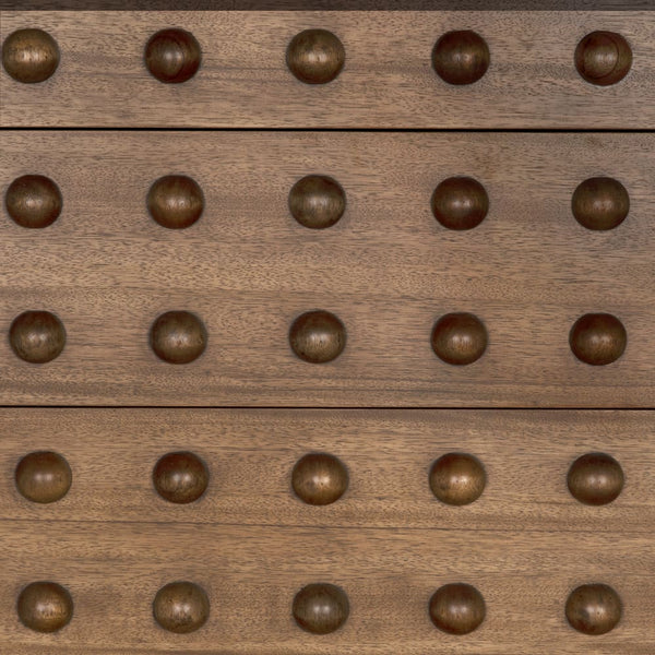Didier Cabinet, Dark Walnut-Blue Hand Home