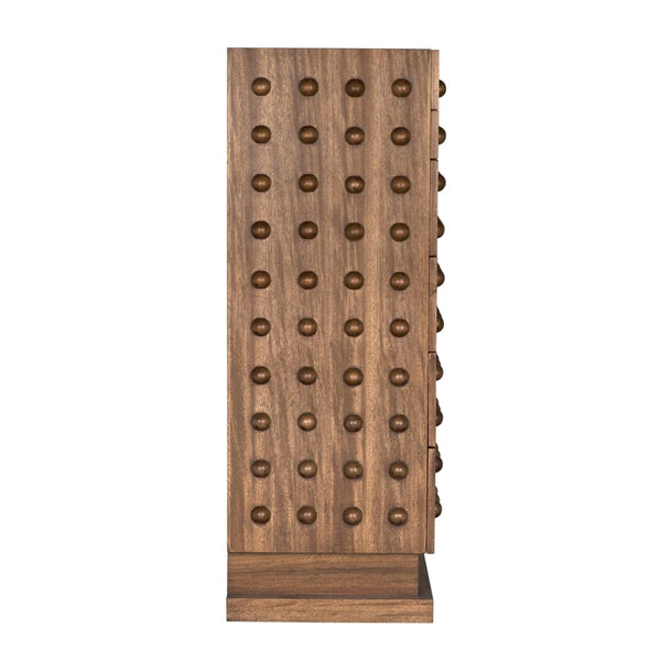 Didier Cabinet, Dark Walnut-Blue Hand Home