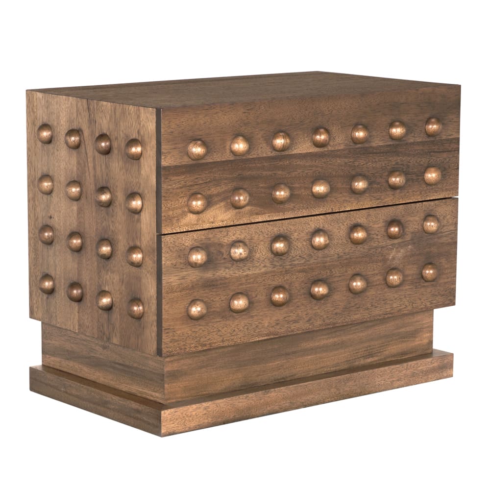 Didier Sideboard, Dark Walnut-Blue Hand Home