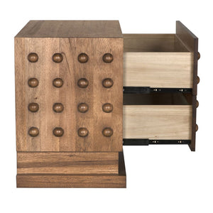 Didier Sideboard, Dark Walnut-Blue Hand Home