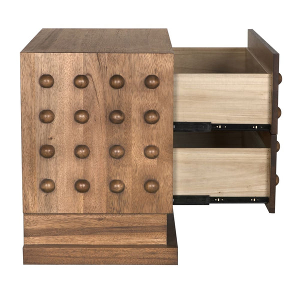 Didier Sideboard, Dark Walnut-Blue Hand Home