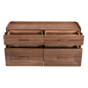 Savino Sideboard, Dark Walnut-Blue Hand Home