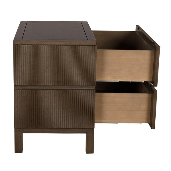 Plato Sideboard, Greige Walnut-Blue Hand Home