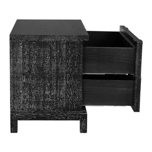 Musashi 2 Drawer, Large, Black Walnut-Noir Furniture-Blue Hand Home