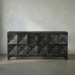 Musashi 6 Drawer, Black Walnut-Noir Furniture-Blue Hand Home