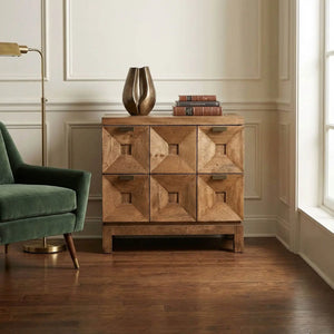Musashi 2 Drawer, Small, Dark Walnut-Noir Furniture-Blue Hand Home