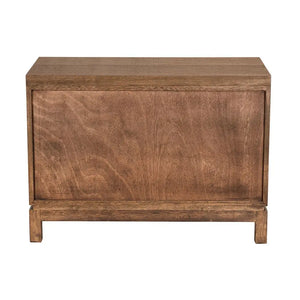 Musashi 2 Drawer, Large, Dark Walnut-Noir Furniture-Blue Hand Home
