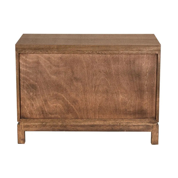 Musashi 2 Drawer, Large, Dark Walnut-Noir Furniture-Blue Hand Home