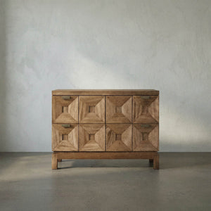 Musashi 2 Drawer, Large, Dark Walnut-Noir Furniture-Blue Hand Home