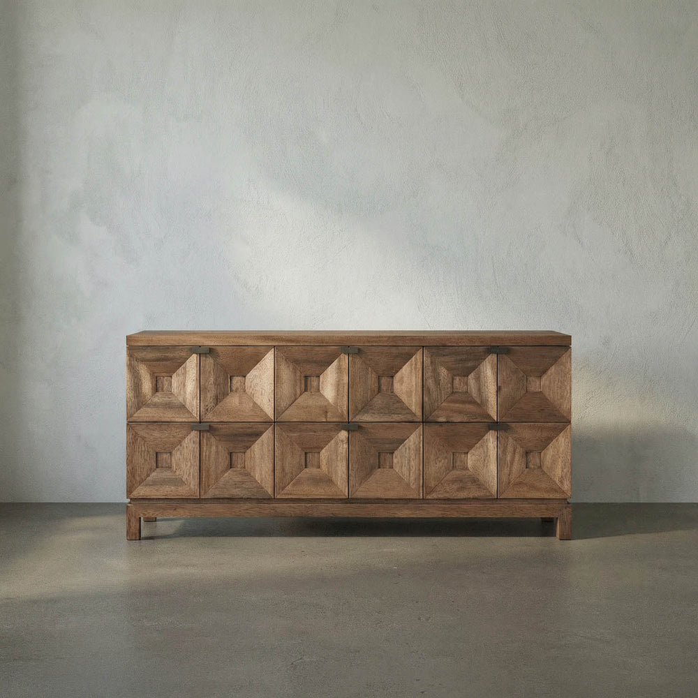 Musashi 6 Drawer, Dark Walnut - Noir Trading Inc.-Noir Furniture-Blue Hand Home