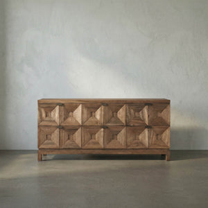 Musashi 6 Drawer, Dark Walnut - Noir Trading Inc.-Noir Furniture-Blue Hand Home