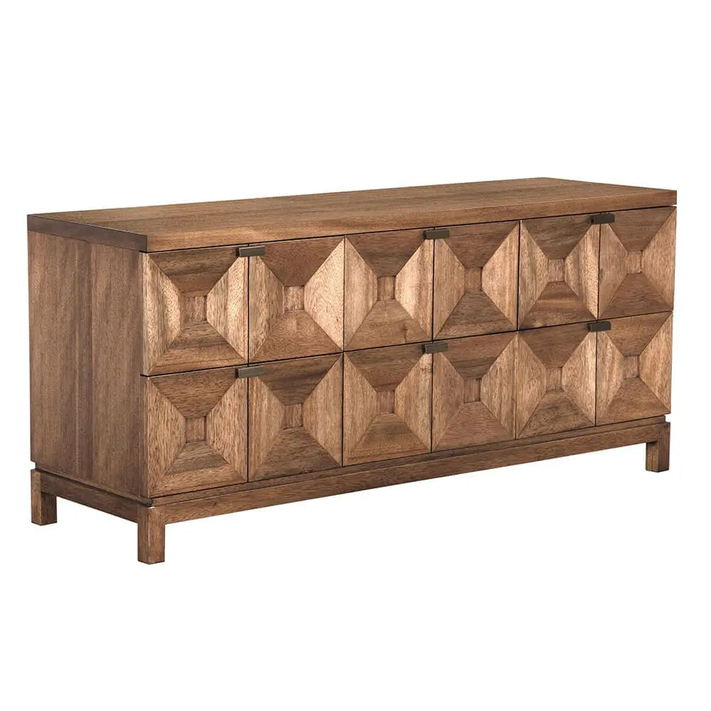 Musashi 6 Drawer, Dark Walnut - Noir Trading Inc.-Noir Furniture-Blue Hand Home
