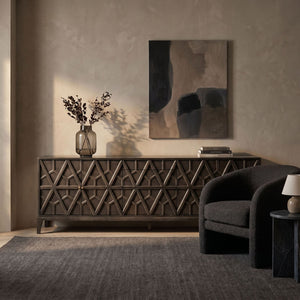Maharadsha Sideboard (Prototype – 23″ Depth)-Noir Furniture-Blue Hand Home