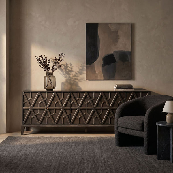 Maharadsha Sideboard (Prototype – 23″ Depth)-Noir Furniture-Blue Hand Home